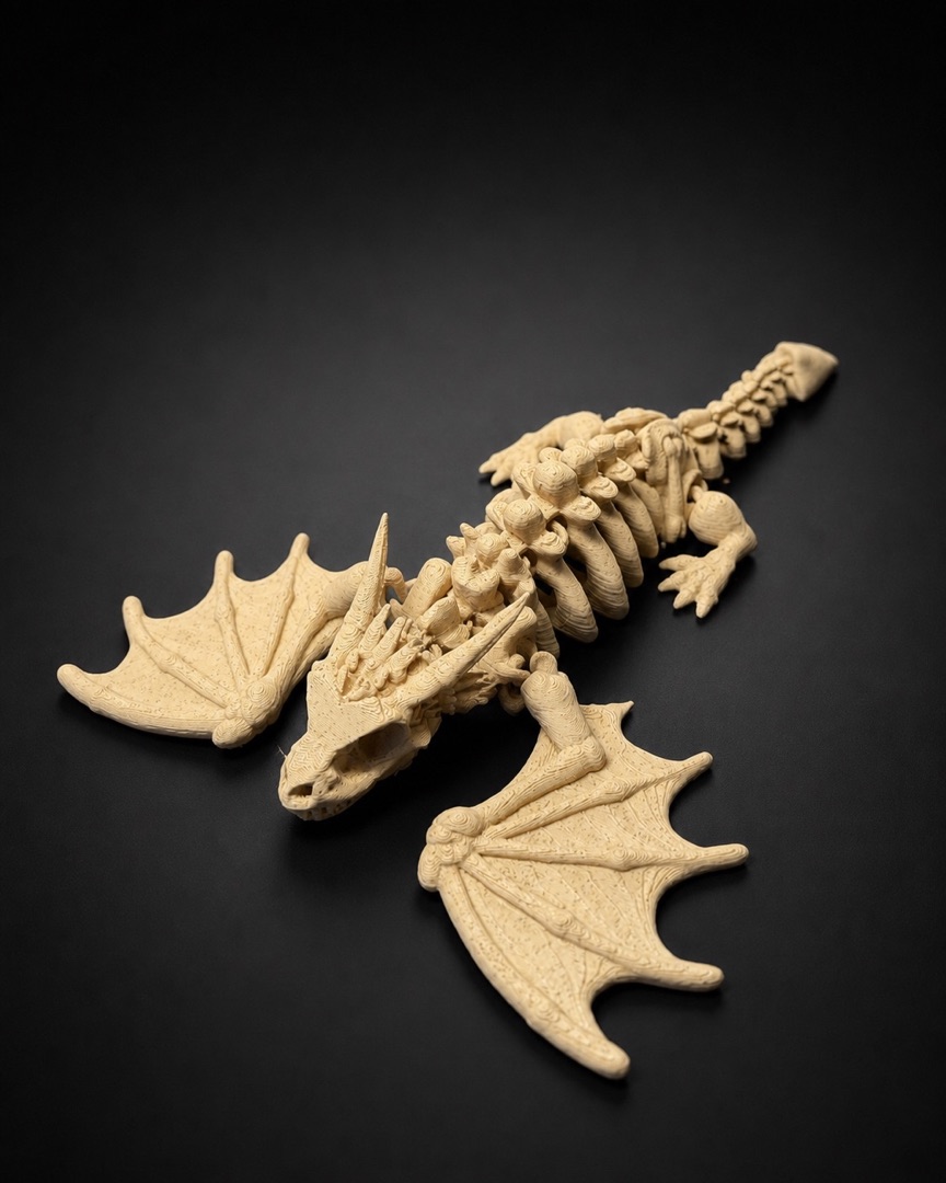 Wyvern esqueleto 3D